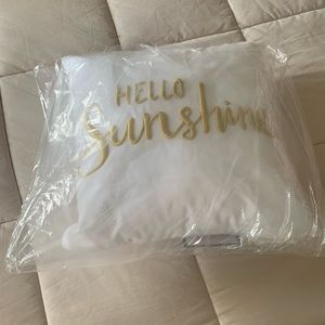 Charter Club “Hello sunshine” pillow